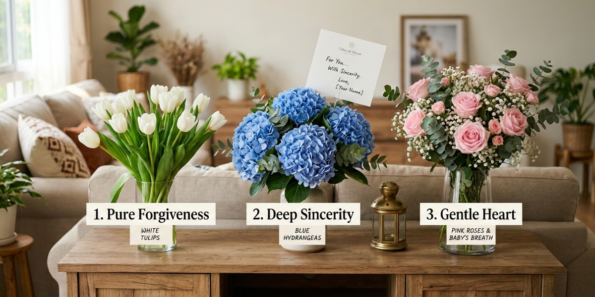The Art of Saying Sorry: 3 Healing Bouquets to Mend Your Relationship