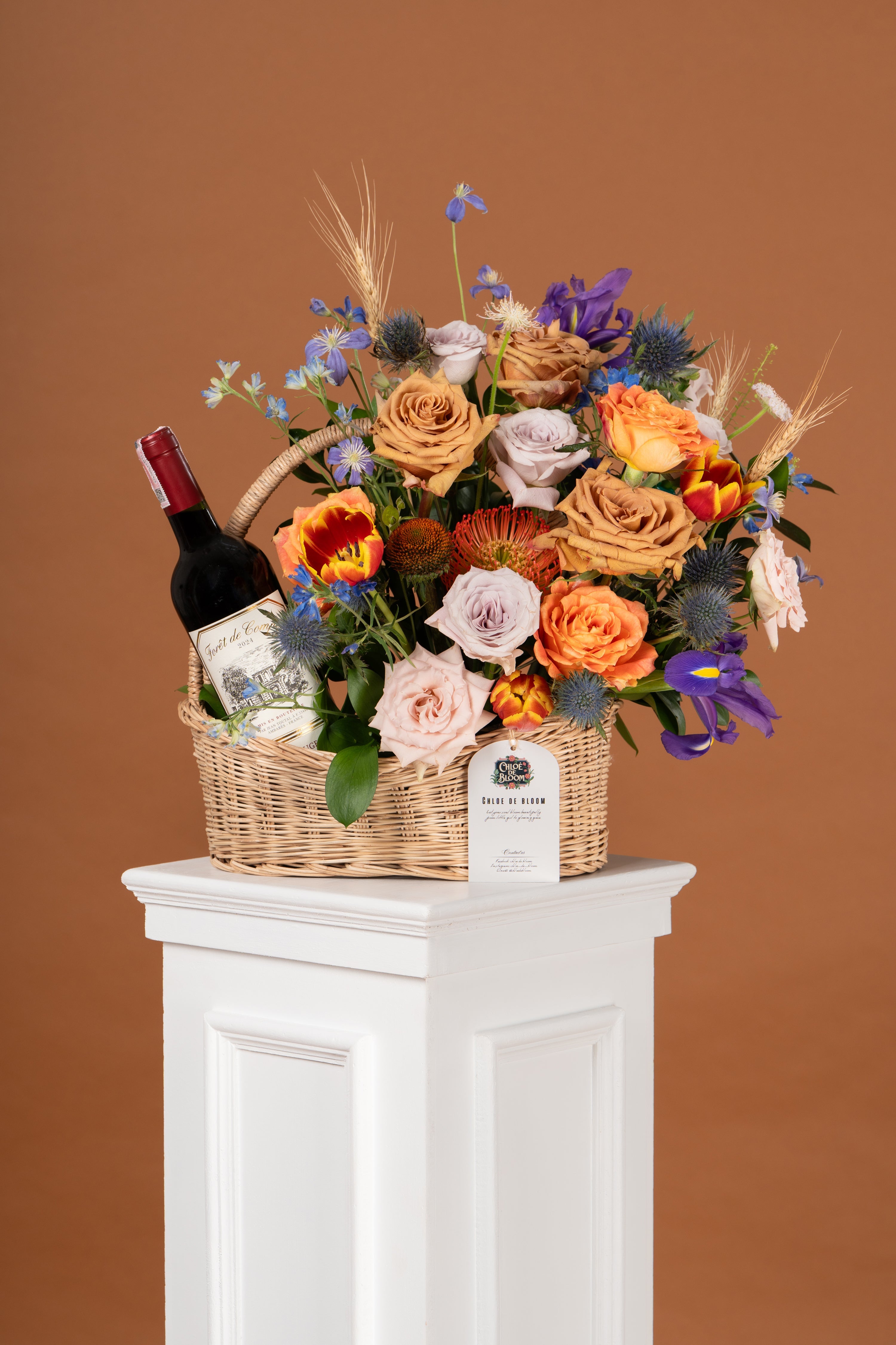 Birthday flower basket